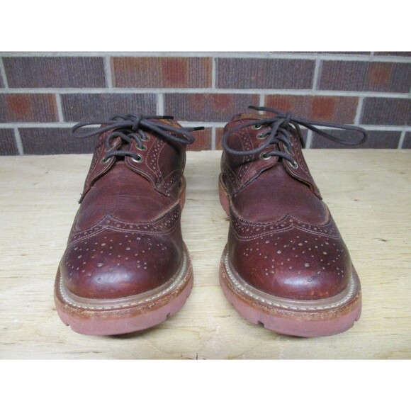 Walk-Over Dress Shoes Mens Brown Leather Wingtip Derby Size 10 M USA main image 9